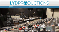 Desktop Screenshot of lydproductions.com